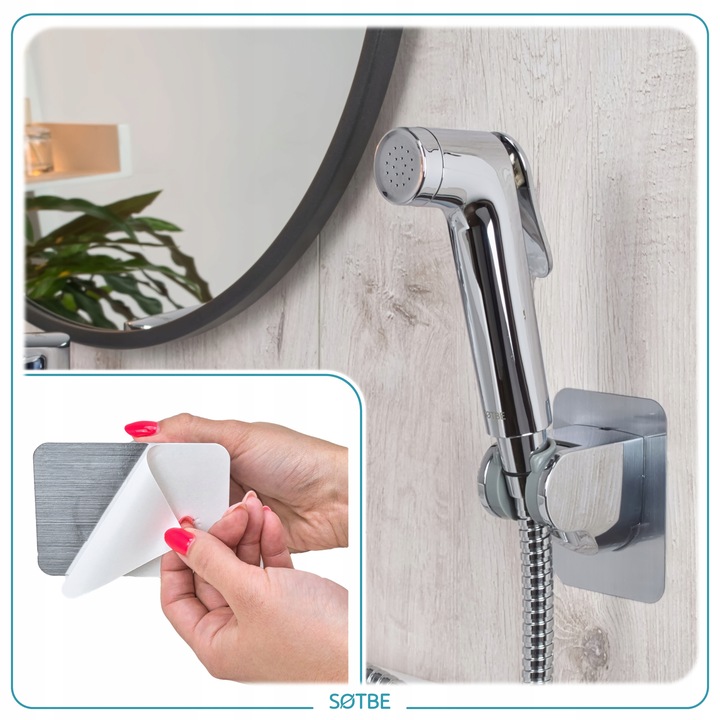 Zestaw bidetowy prysznic słuchawka wąż do baterii umywalkowej Bidetka