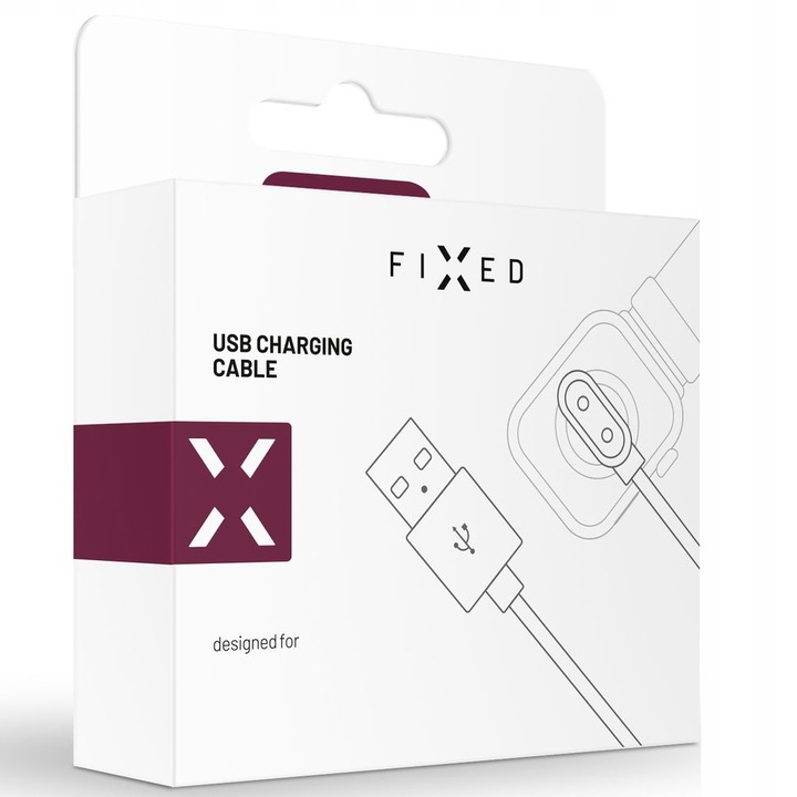 Kabel USB-A do ładowania inteligentnych zegarków Garmin | FIXDW-796