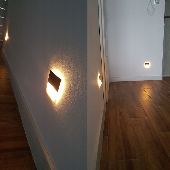 Oprawa schodowa oświetlenie schodowe lampka na schody LED 230V Q1