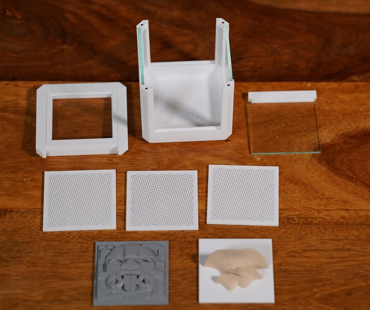 Terrarium szklane -6,5 x 6,5 x 6,5 dla pająka, modliszki, skakuna