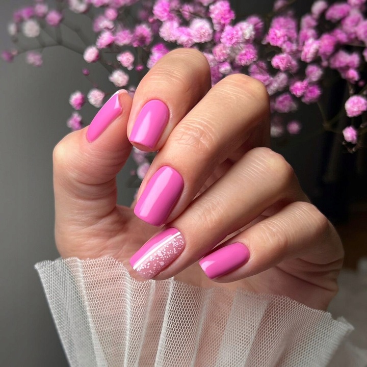 SEMILAC LAKIER HYBRYDOWY 491 STRAWBERRY ICE 7ml