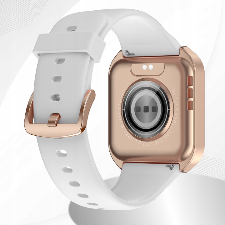 SMARTWATCH ZEGAREK MENU DAMSKI ROZMOWY GRY POLSKIE SMS 2 PASKI SMART