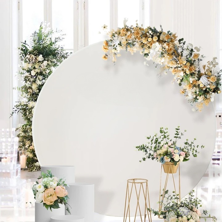 POKROWIEC Materiał DWUSTRONNY na ŁUK BALONOWY ŚCIANKA DO ZDJĘĆ OKRĄGŁY 200