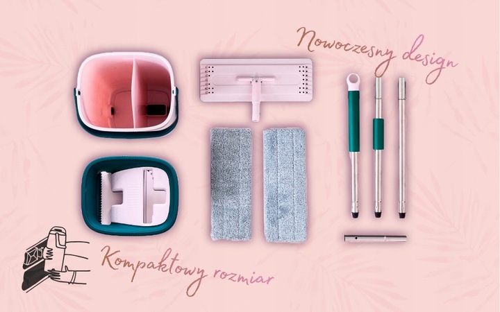 Zapas z mikrofibry do mopa HANDY płaski 3+1 GRATIS