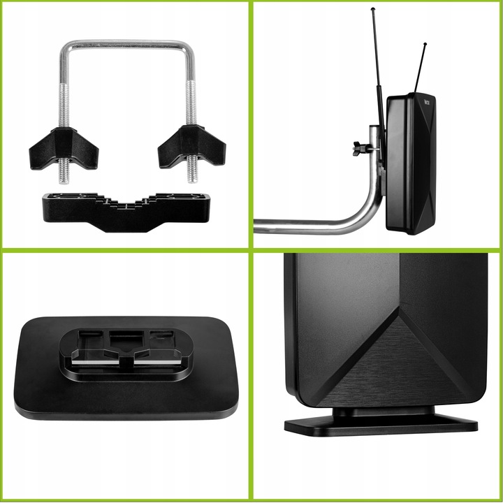 ANTENA AKTYWNA POKOJOWA WEWNĘTRZNA ZEWNĘTRZNA DVB-T2 TV NAZIEMNEJ 4K VAYOX