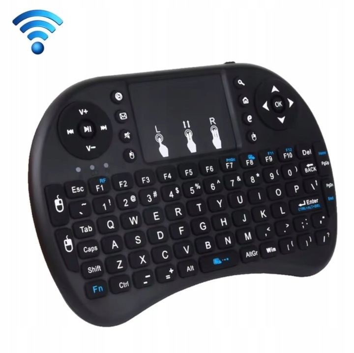 KLAWIATURA BEZPRZEWODOWA MINI LED SMART TV ŚWIECĄCA TOUCHPAD PODŚWIETLANA