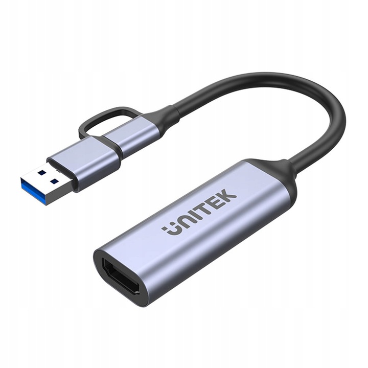 Grabber video Unitek USB-C/A, 4K HDMI 1.4b V1167A