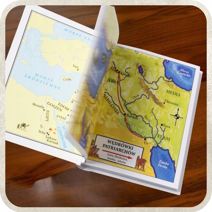 BIBLIA DLA DZIECI ILUSTROWANA Pamiątka Chrztu Komunii Świętej GRAWER