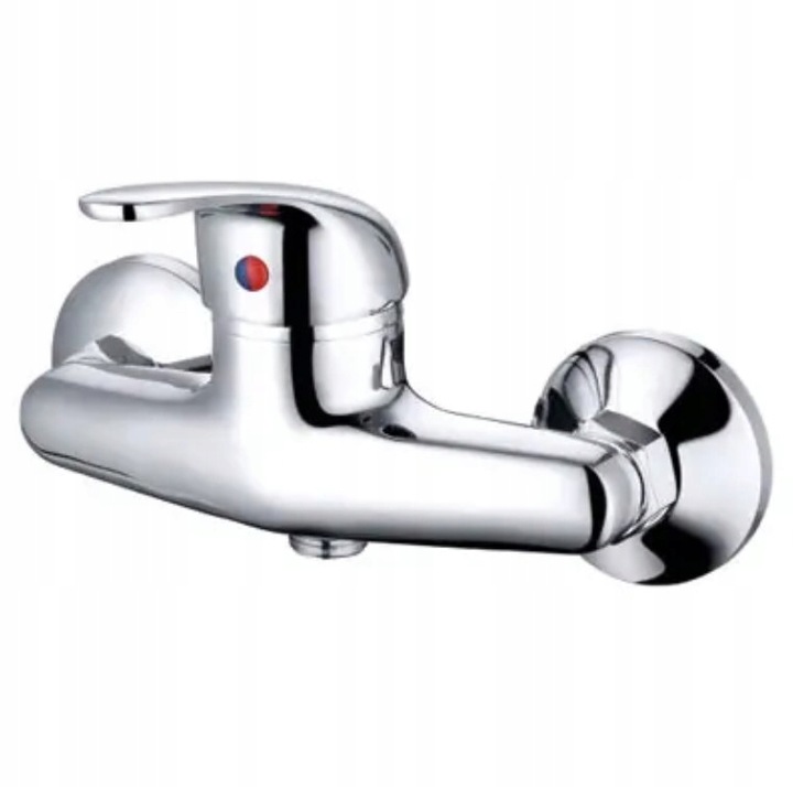 BATERIA PRYSZNICOWA NATRYSKOWA ŚCIENNA ŁAZIENKOWA WANNOWA KRAN DO WANNY