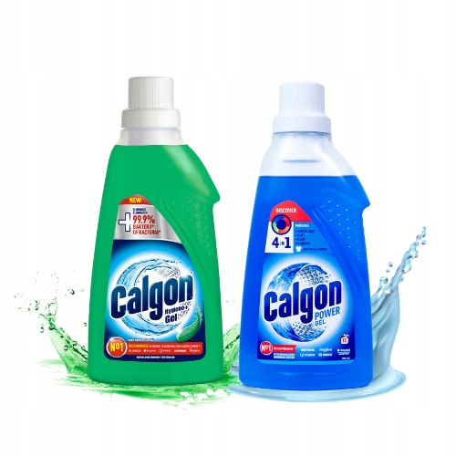 CALGON Zestaw Żel Do Pralki Zmiękczający Wodę Odkamieniacz 2 x 750 ml