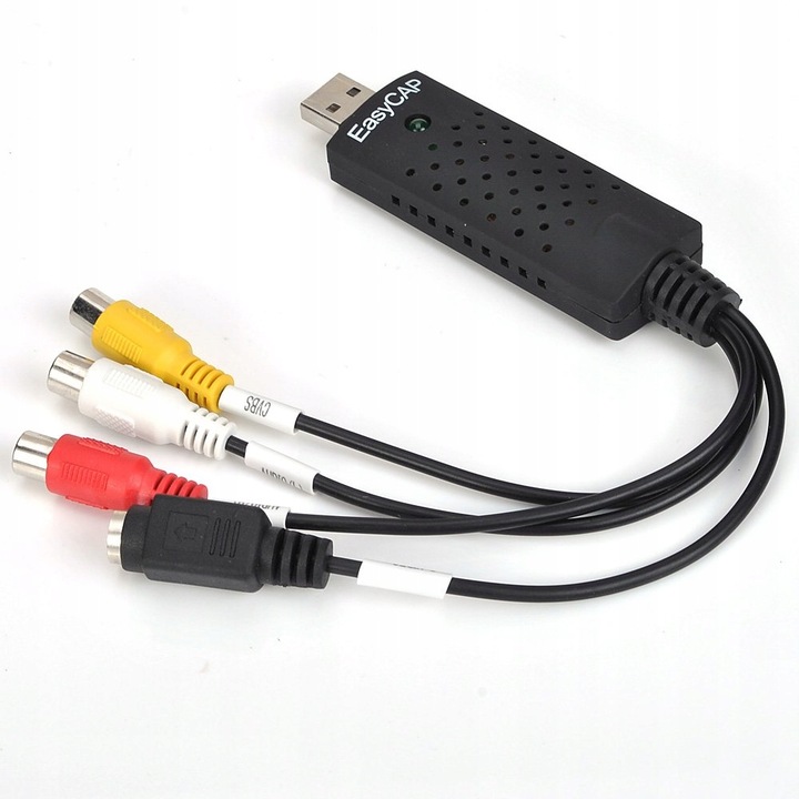 Video GRABBER EasyCap zgrywanie kaset VHS kamer PC WIN 7 8 10