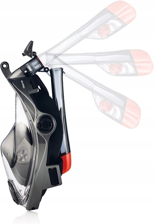 Maska pełnotwarzowa do nurkowania snorkelingu AQUA SPEED Spectra L/XL