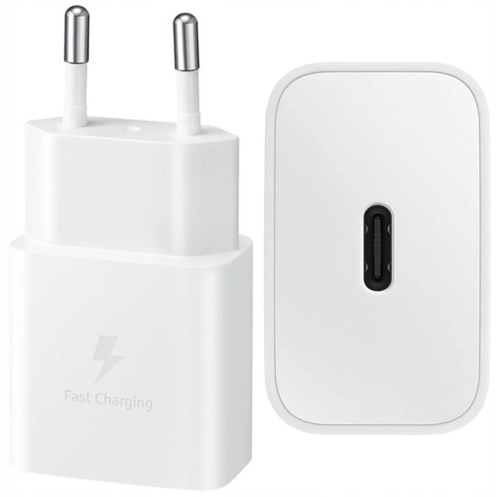 Oryginalna ładowarka sieciowa Samsung 15W USB-C EP-T1510XWEGEU Biała