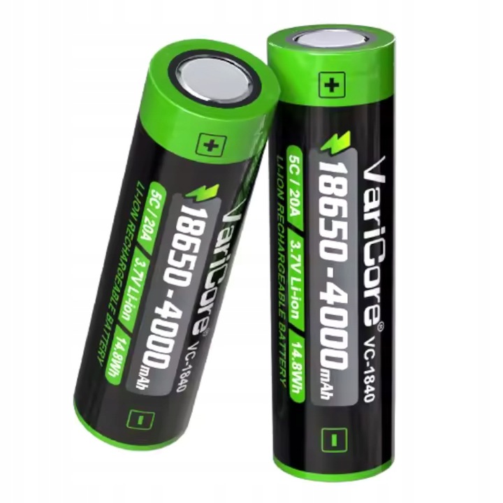Akumulator bateria ogniwo VariCore VC-1840 18650 Li-ion 3.7V 4000mAh
