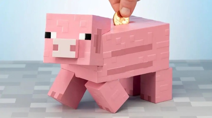 Skarbonka świnka - Minecraft