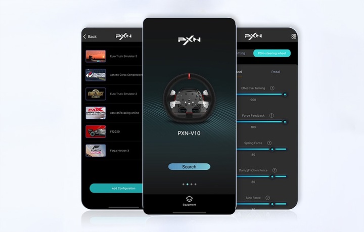 Kierownica Do Gier Pxn V10 V2 Pc Ps3 Ps4 Xbox One Switch Skrzynia Biegów