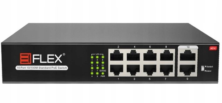 Zestaw Monitoringu Dahua Zewnętrzny na 7 Kamer 6Mpx IPC-HFW1639TC-A-IL PoE