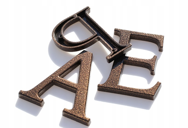 numer domu. numer na dom. cyfry na dom. tablica na dom. 3D premium grafit 2