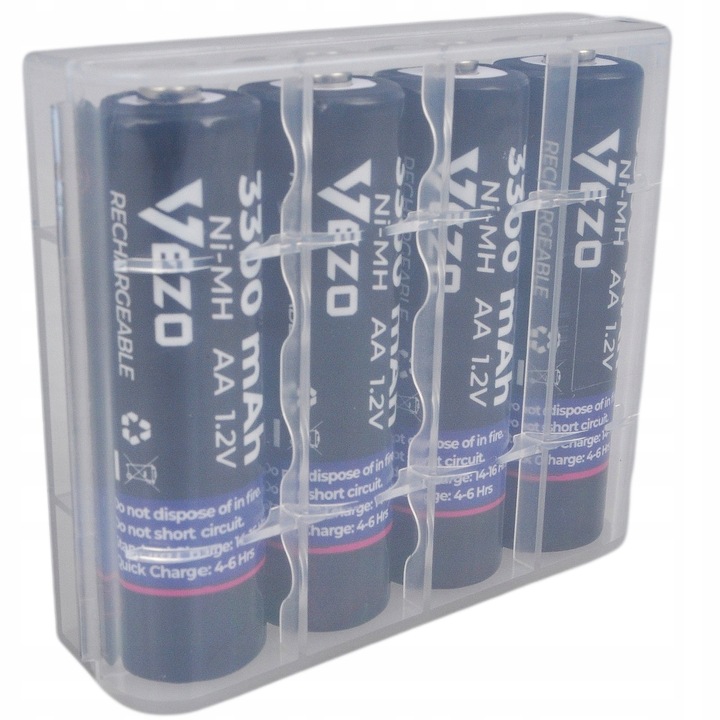 VEZO AKUMULATORKI AA 3300mAh R6 NiMH UNIWERSALNE DO ZABAWEK I PILOTÓW