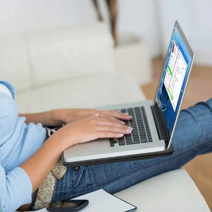 PODSTAWKA DUŻA PODKŁADKA CHŁODZĄCA POD LAPTOPA NOTEBOOK 12-15,4" CICHA 11dB