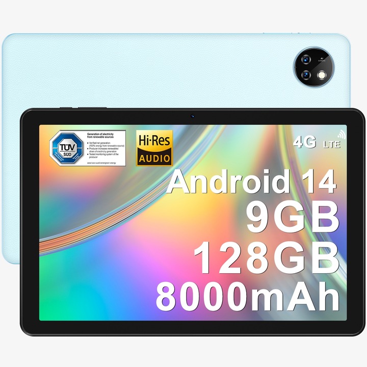 Tablet DOOGEE T10W 10.1" 9GB/128GB Android 14 WIFI 8000mAh Dual SIM