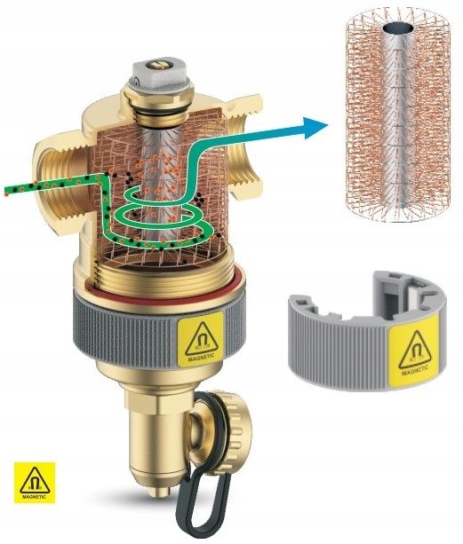 Magnetyczny separator zanieczyszczeń IBO IBF10 1"