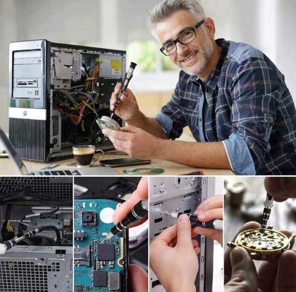 ZESTAW PRECYZYJNYCH ŚRUBOKRĘTÓW 115w1 TORX WKRĘTAK