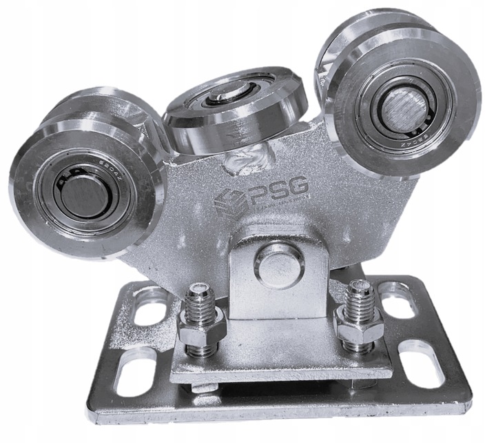 WÓZEK WÓZKI ROLKI DO BRAMY PRZESUWNEJ 80x80 ZESTAW DO SZYNY 80 ROLKA