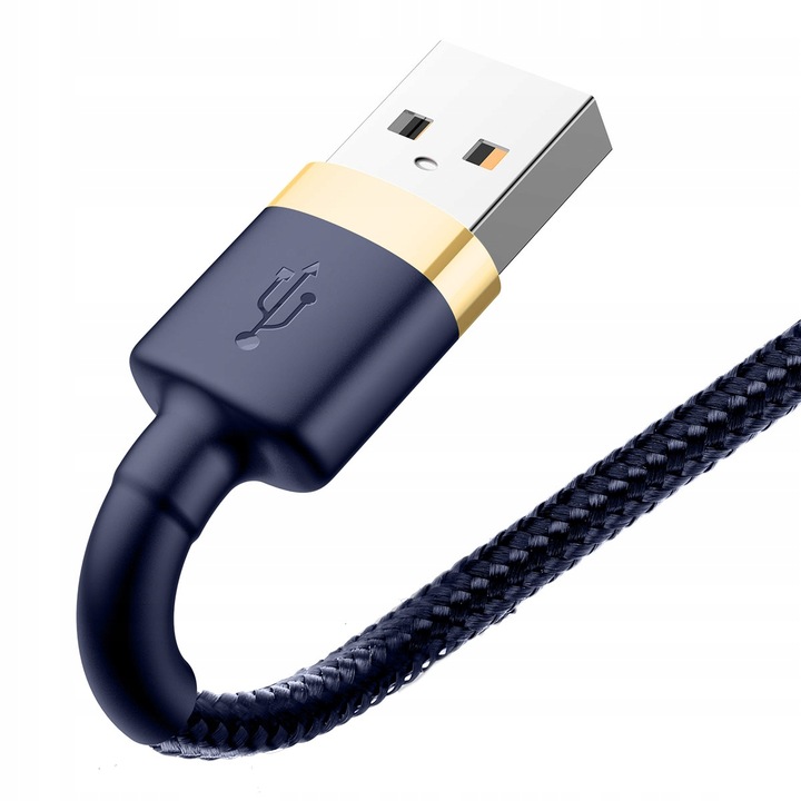 BASEUS MOCNY KABEL USB DO LIGHTNING IPHONE IPAD PRZEWÓD OPLOT 1.5A 2M