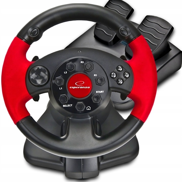 2 x Kierownica Esperanza HIGH OCTANE PC PS1 PS2 PS3
