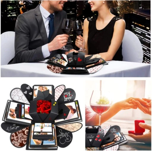 PUDEŁKO NIESPODZIANKA EXPLODING BOX PREZENT URODZINY IMIENINY ZRÓB TO SAM