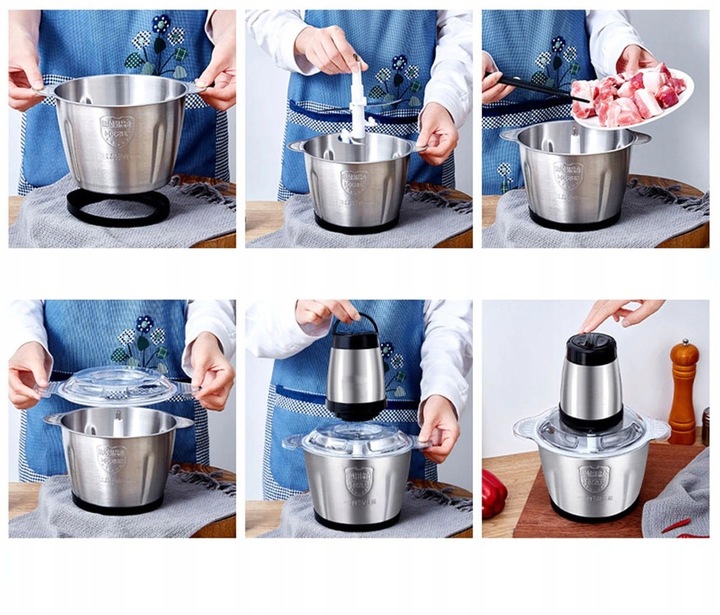 ELEKTRYCZNY MŁYNEK DO MIKSER MIĘSA STAL NIERDZEWNA