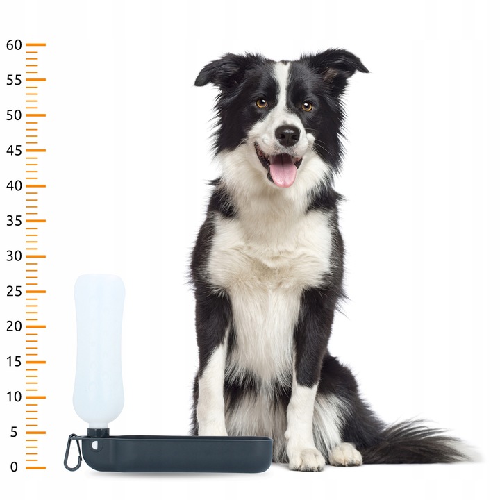 BUTELKA TURYSTYCZNA na WODĘ PSA 0,7 l BIDON Poidło Miska Podróżna PRZENO FF