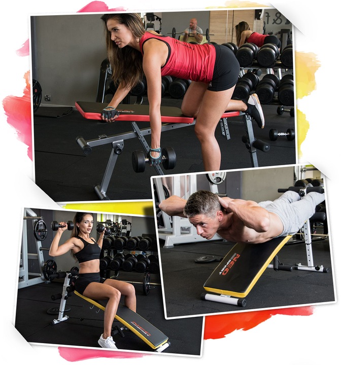 ŁAWECZKA DO ĆWICZEŃ HANTLE EKSPANDER NEOSPORT NS07