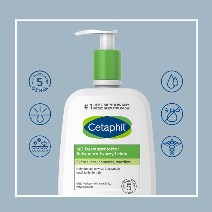 Cetaphil MD Dermoprotektor Balsam nawilżający 500