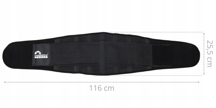 Pas neoprenowy do ćwiczeń wyszczuplający brzuch XL