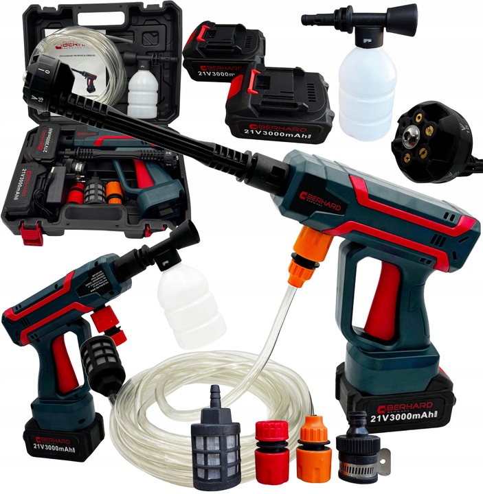 MYJKA CIŚNIENIOWA AKUMULATOROWA BEZPRZEWODOWA MOBILNA Z ZASYSANIEM