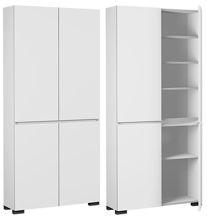 Słupek łazienkowy biały KROKUS 80 DD-DK