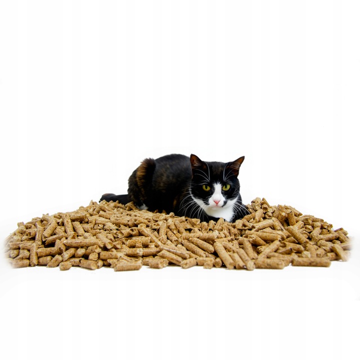 ŻWIREK DREWNIANY PELLET DLA KOTA KRÓLIKA ŚWINKI OPAŁ 15kg 40l
