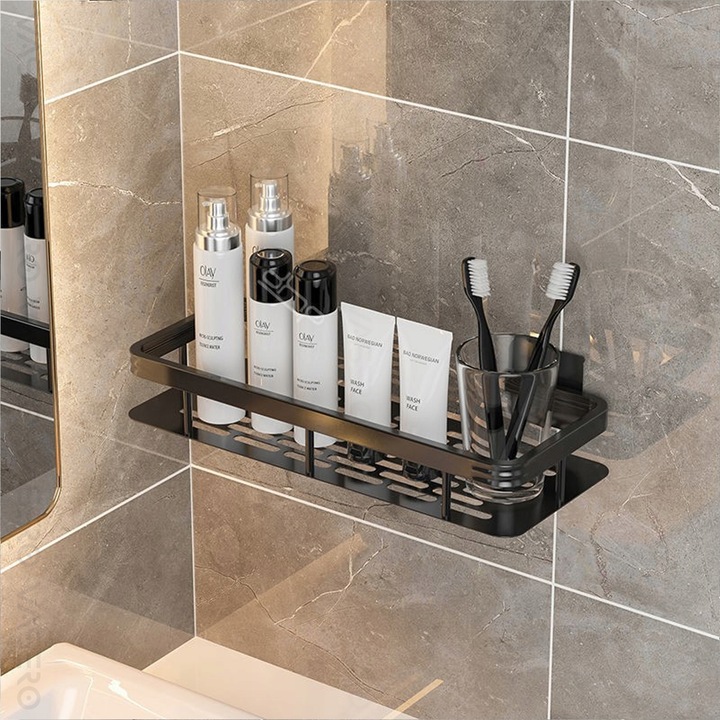 2x PÓŁKA POD PRYSZNIC wisząca samoprzylepna ścienna LOFT łazienki prysznic