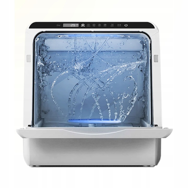 Mini ZMYWARKA PRZENOŚNA 2w1 Stołowa z Zbiornikiem na Wodę Turystyczna