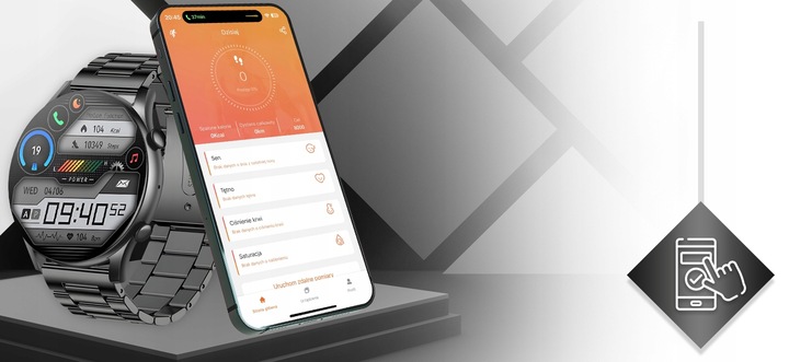 Smartwatch Zegarek Męski 2 gen Polskie menu Połączenia Sport Smart Watch
