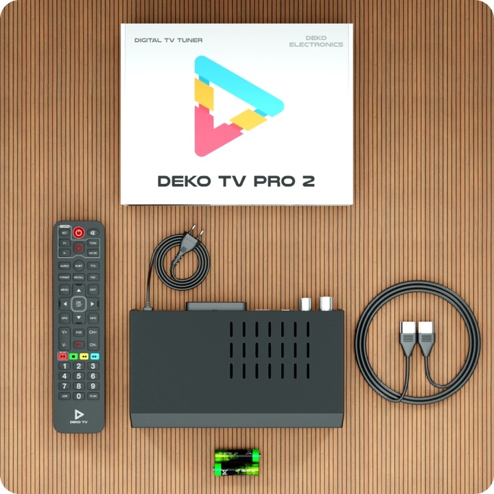 Tuner Dekoder DVB-T2 DekoTV PRO2 Telewizji Naziemnej HEVC H.265 DEKO