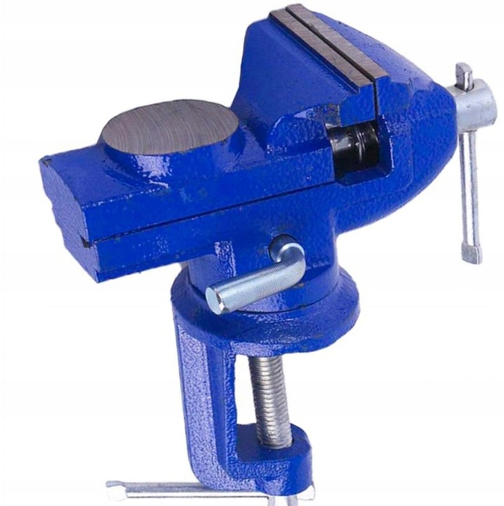 IMADŁO ŚLUSARSKIE OBROTOWE 360 Z KOWADŁEM ŻELIWNE STOŁOWE MOCNE