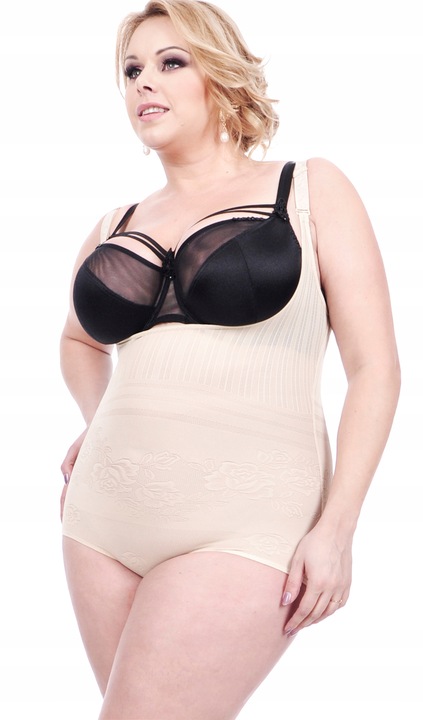 Orirose BODY mocno WYSZCZUPLAJĄCE brzuch MODELUJĄCE talię pośladki SIZE+