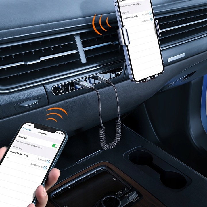 MCDODO TRANSMITER ADAPTER ODBIORNIK AUDIO BLUETOOTH 5.1 AUX DO