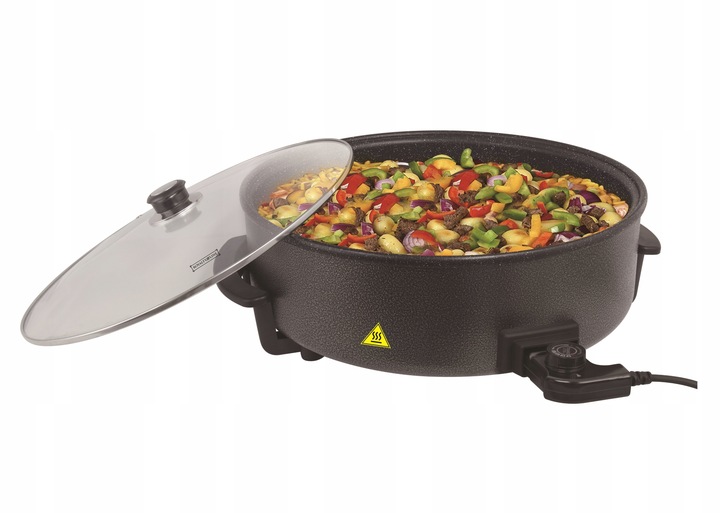 PATELNIA ELEKTRYCZNA DUŻA XXL NIEPRZYWIERAJĄCA MULTIPATELNIA 42cm MOC