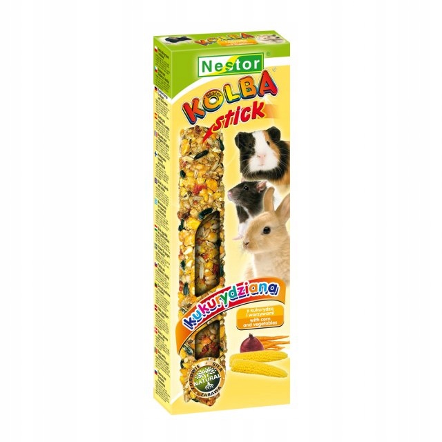 NESTOR Kolby dla gryzoni MIX SMAKÓW 10x 115g