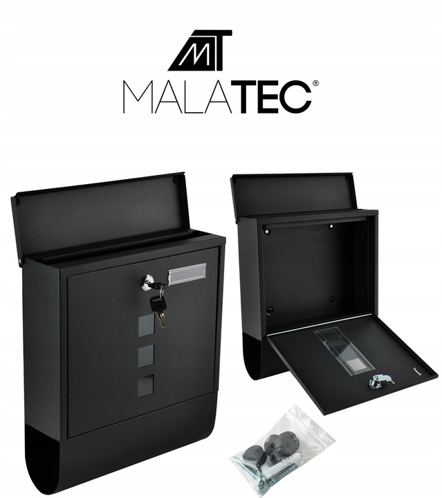 Skrzynka na Listy Pocztę Pocztowa Gazety Napis Duża A4 Listowa do Domu