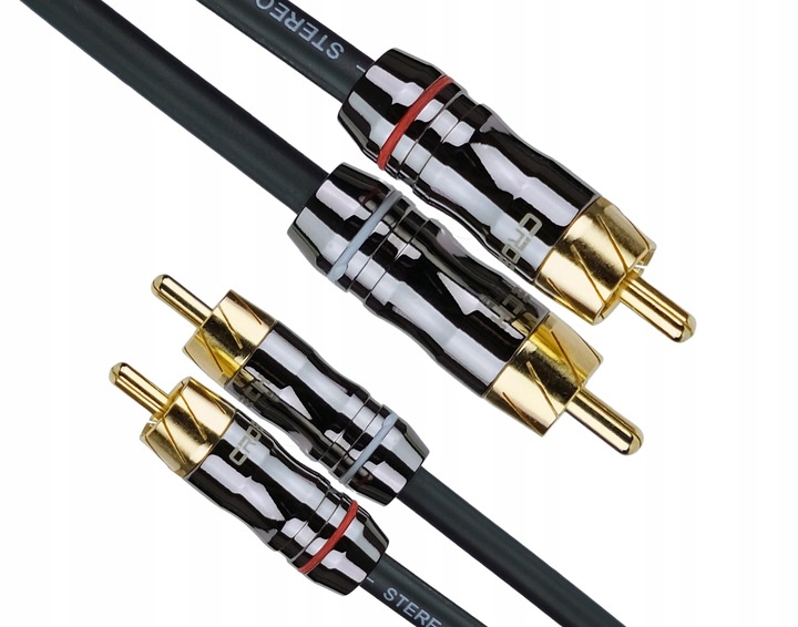 Kabel audio cinch Klotz 2RCA 2xRCA przewód - 0,75m